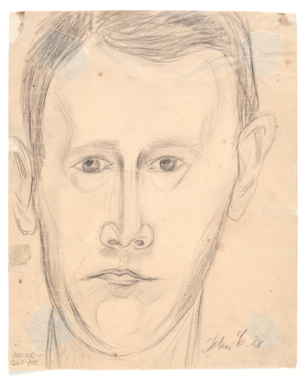 Autorretrato um rosto de John Christensen