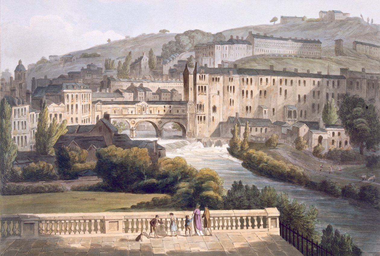 Ponte Pulteney, pub. 1806. de John Claude Nattes