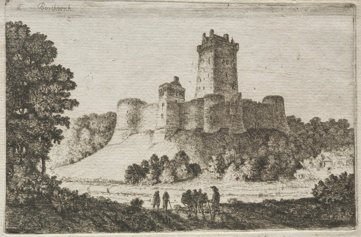 Castelo de Borthwick do leste. de John Clerk of Eldin