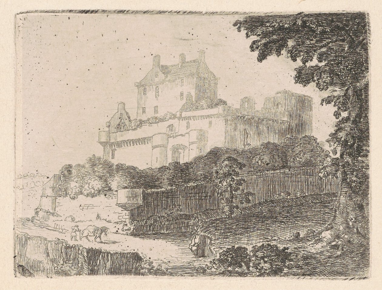 Dalhousie Castle I de John Clerk, of Eldin