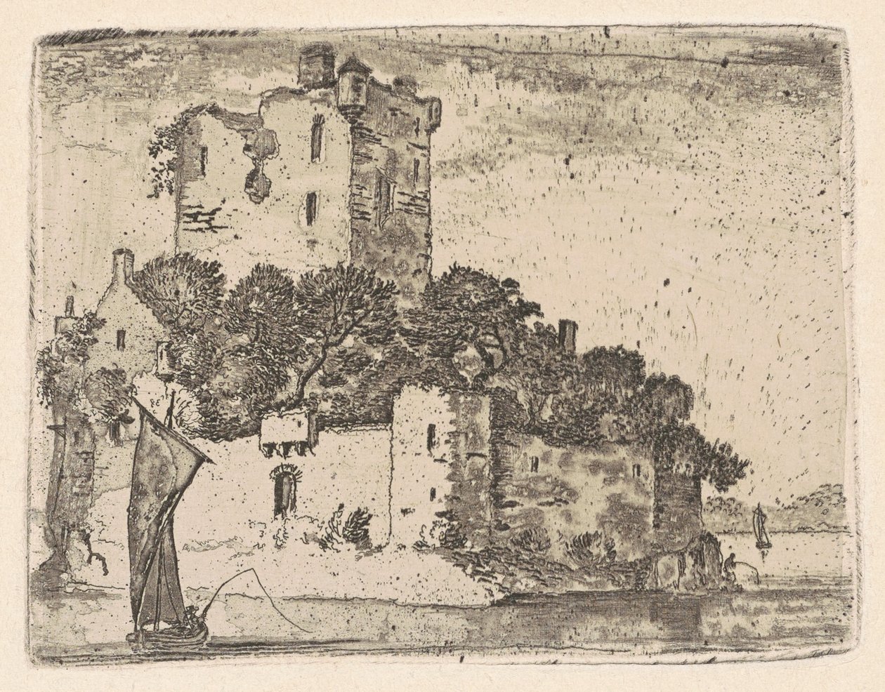 Castelo do Lago Orr de John Clerk, of Eldin