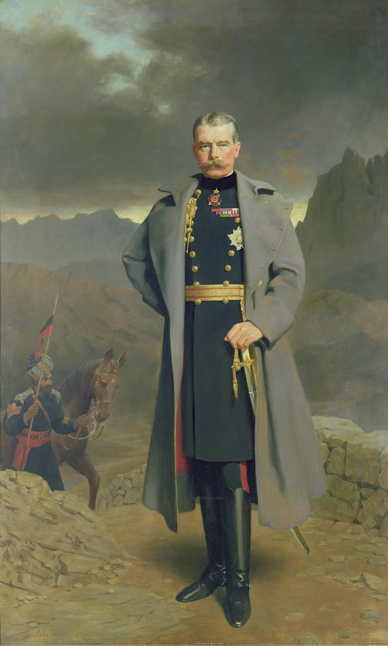 Marechal de Campo Conde Kitchener de Cartum de John Collier