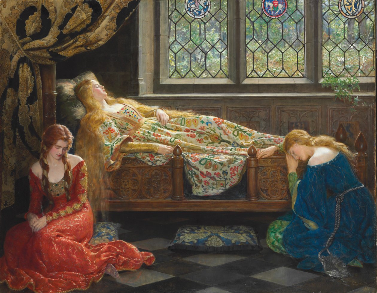 A bela Adormecida de John Collier