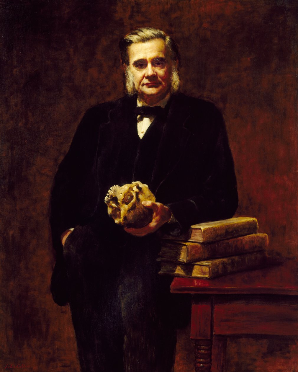 Thomas Huxley (1825-95) 1883 (óleo sobre tela) de John Collier