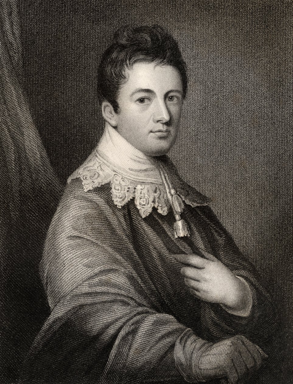 James Wandesford Butler, gravado por Parker, da &39;National Portrait Gallery, Volume III&39;, publicado em 1820 de John Comerford