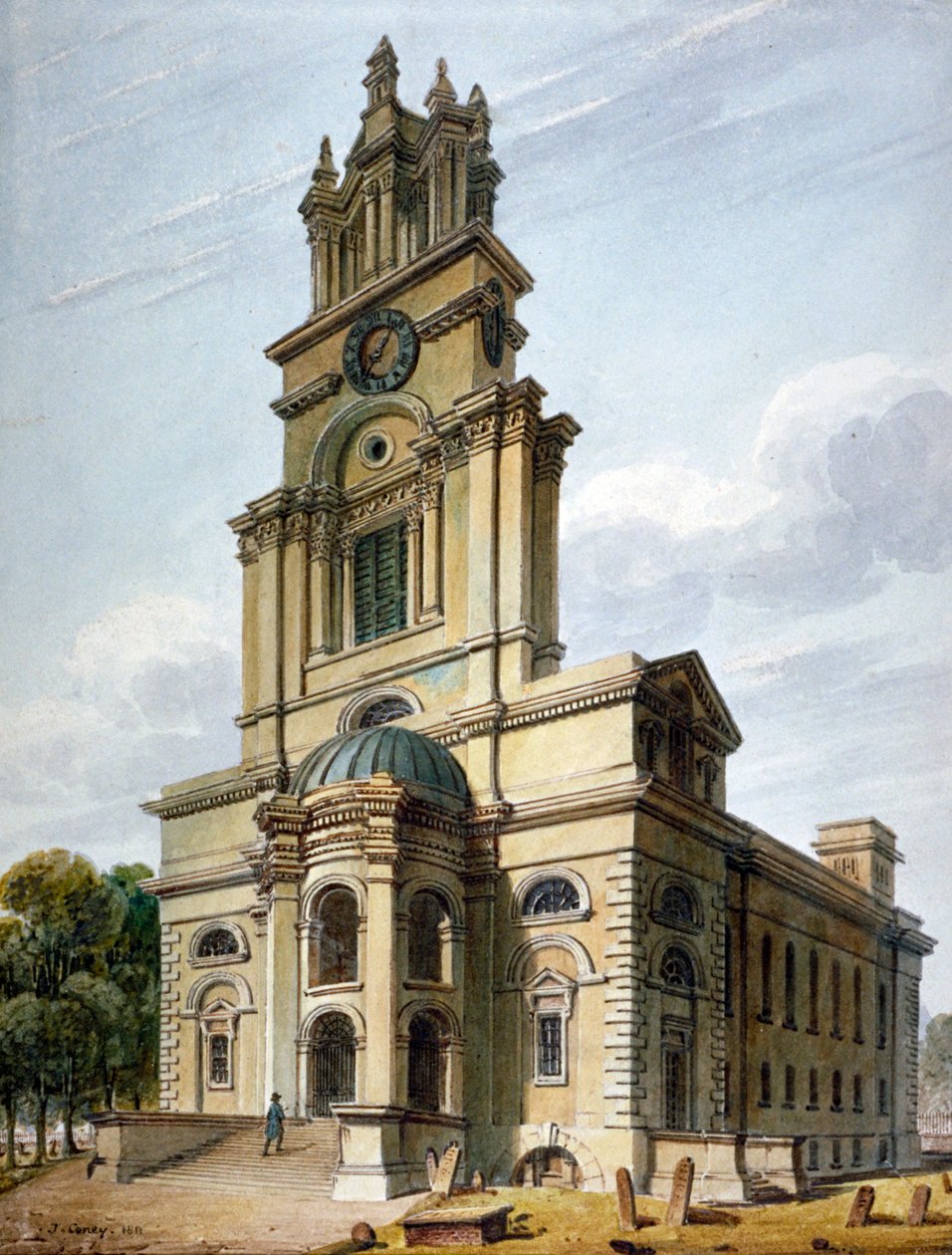 Igreja de St Anne, Limehouse, Londres, 1811 de John Coney