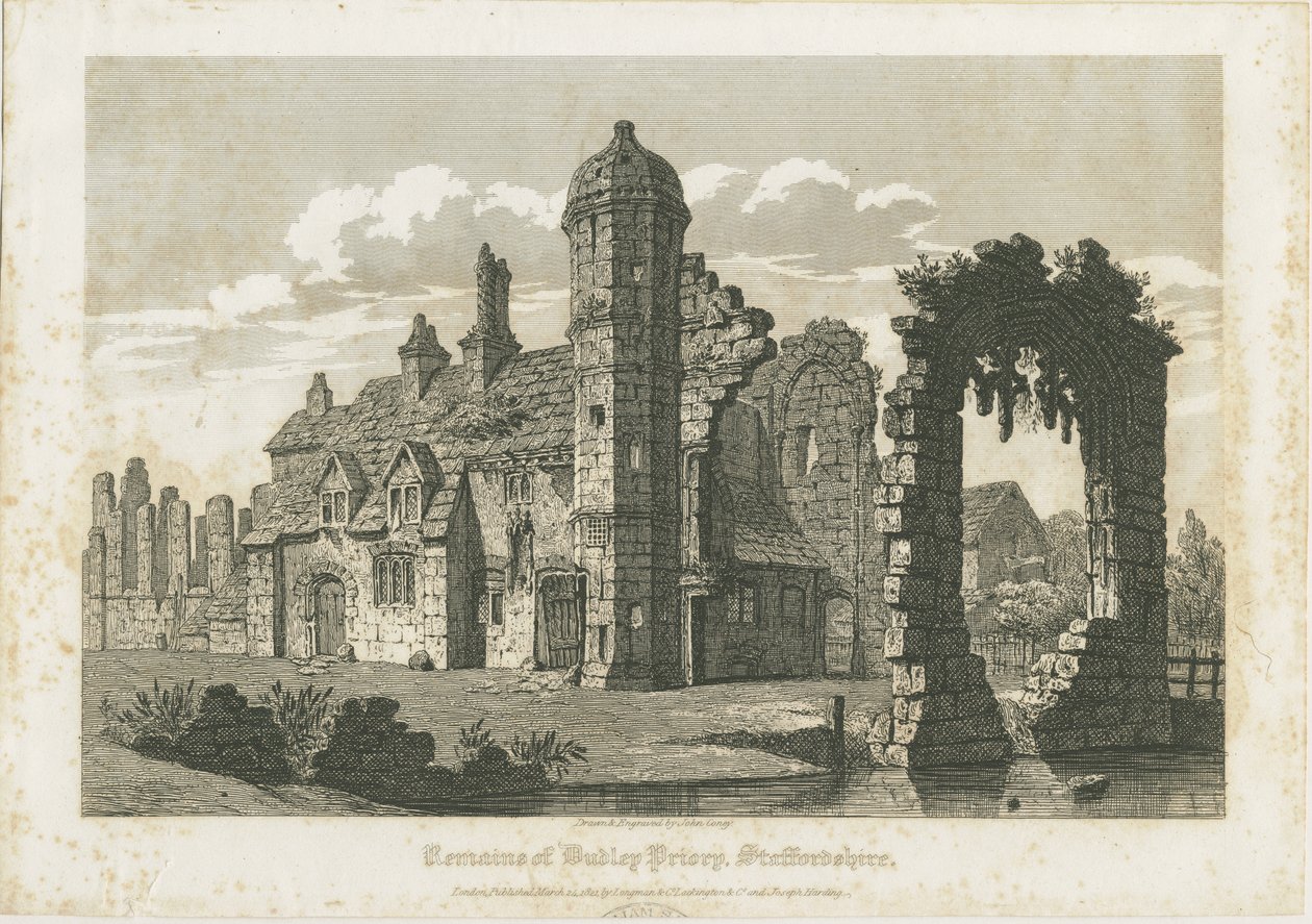 Priorado de Dudley: gravura, nº [c 1821] de John Coney