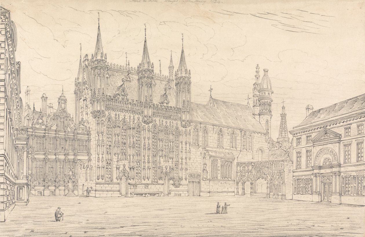 Hotel de Ville, Bruges de John Coney