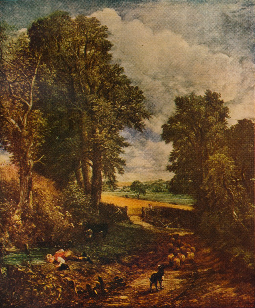 "The Cornfield", 1826, 1932. Artistas: John Constable, Solomon Charles Kaines Smith. de John Constable, Solomon Charles Kaines Smith