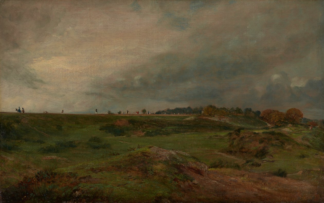 Uma estrada através de Hampstead Heath de John Constable