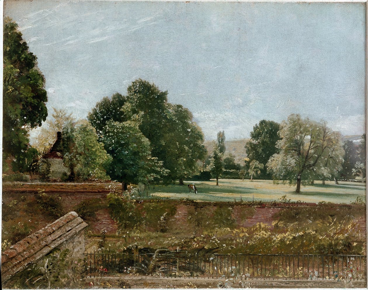 Uma Vista em Salisbury, da Biblioteca da Archdeacon Fisher