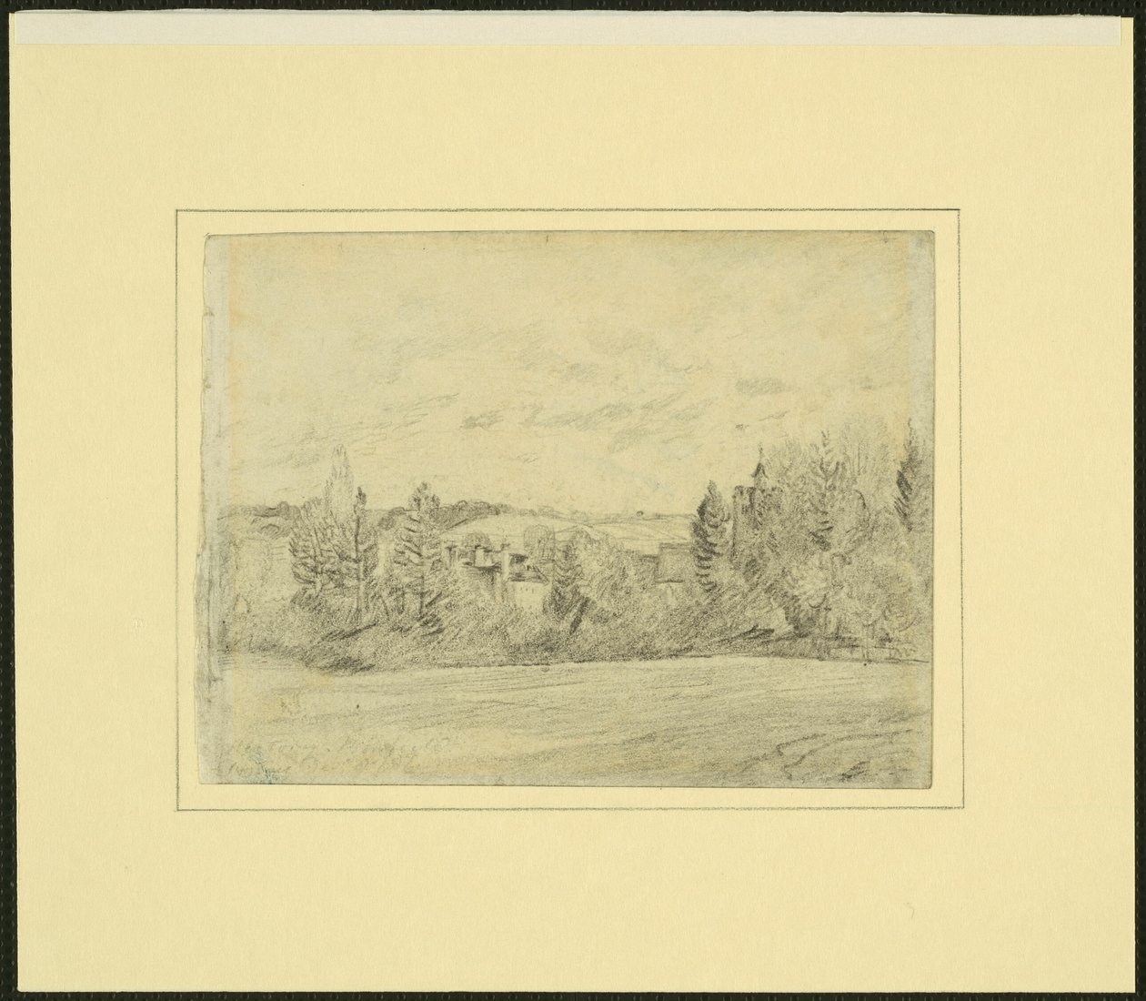 Reitoria e Igreja de Binfield, Berkshire de John Constable