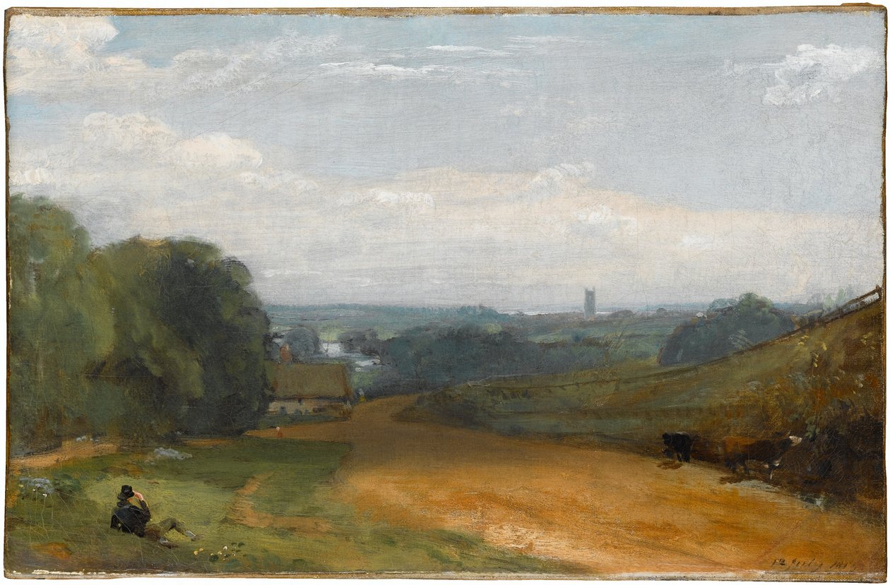 Vista de Dedham a partir de Gun Hill de John Constable