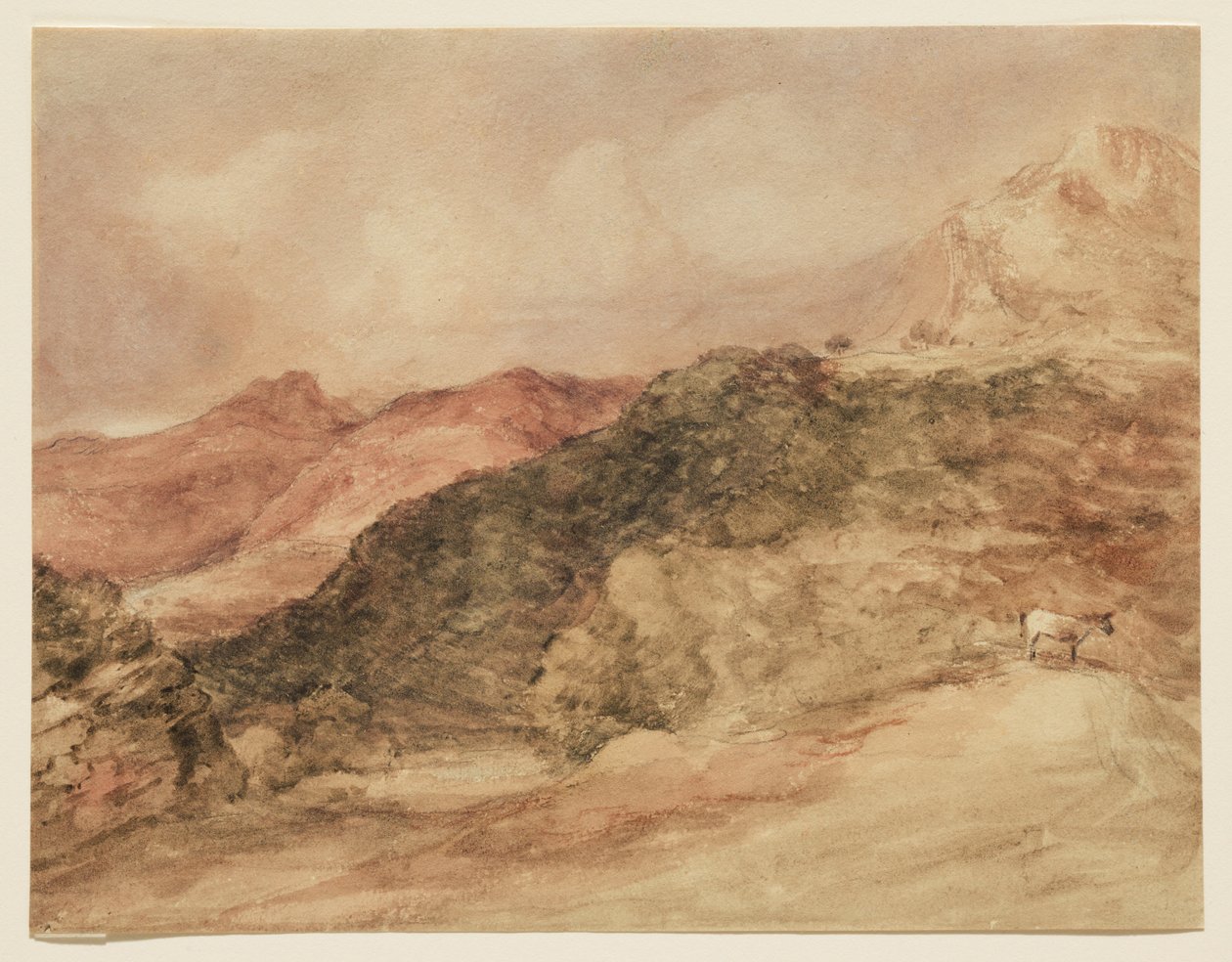 Bow Fell e os Langdale Pikes de John Constable