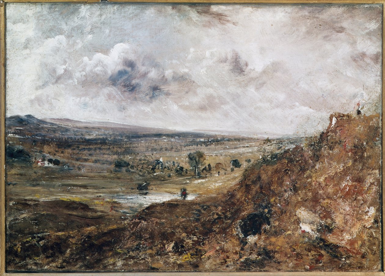 Branch Hill Pond, Hampstead (óleo sobre tela de John Constable