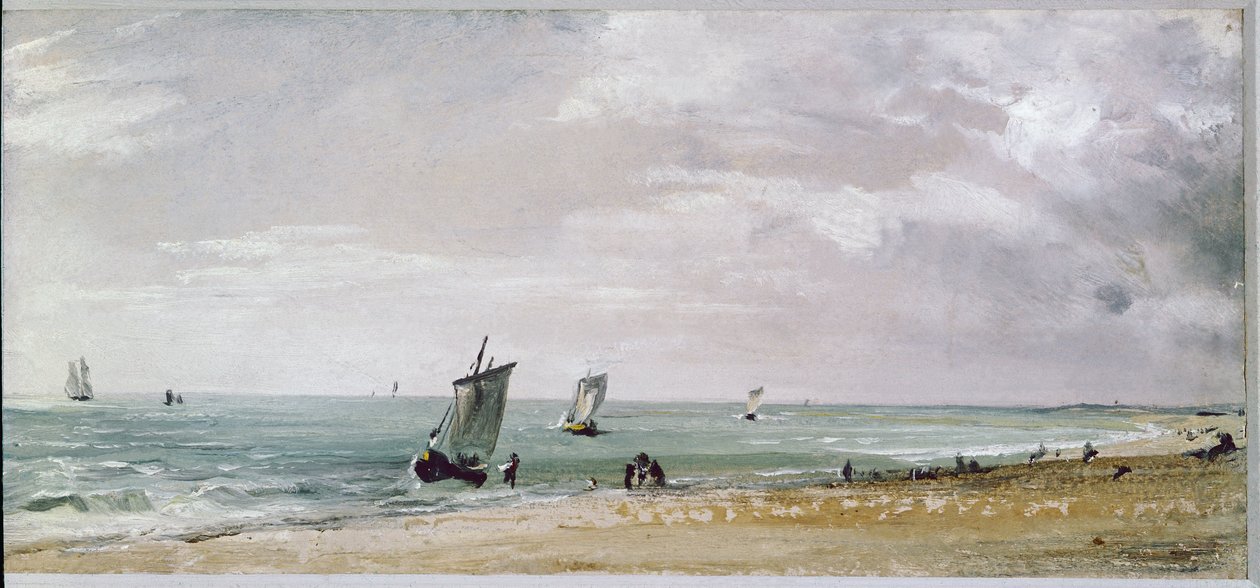 Brighton Beach (óleo sobre tela de John Constable