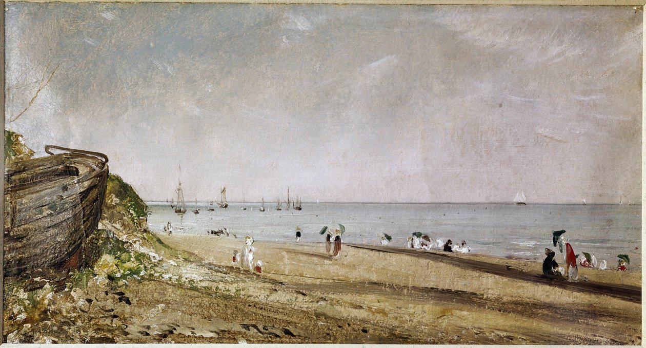 Brighton Beach (óleo sobre tela de John Constable