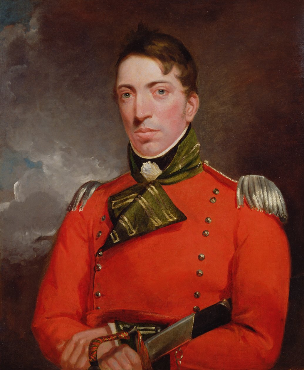 Capitão Richard Gubbins, c.1804-05 (óleo sobre tela) de John Constable