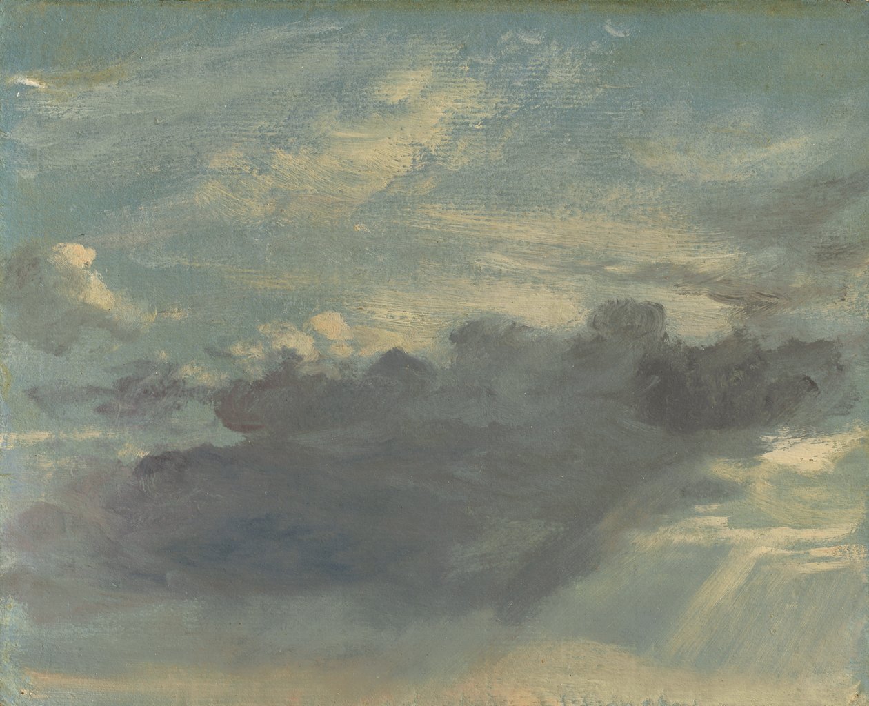 Estudo da nuvem, c.1821-22 de John Constable