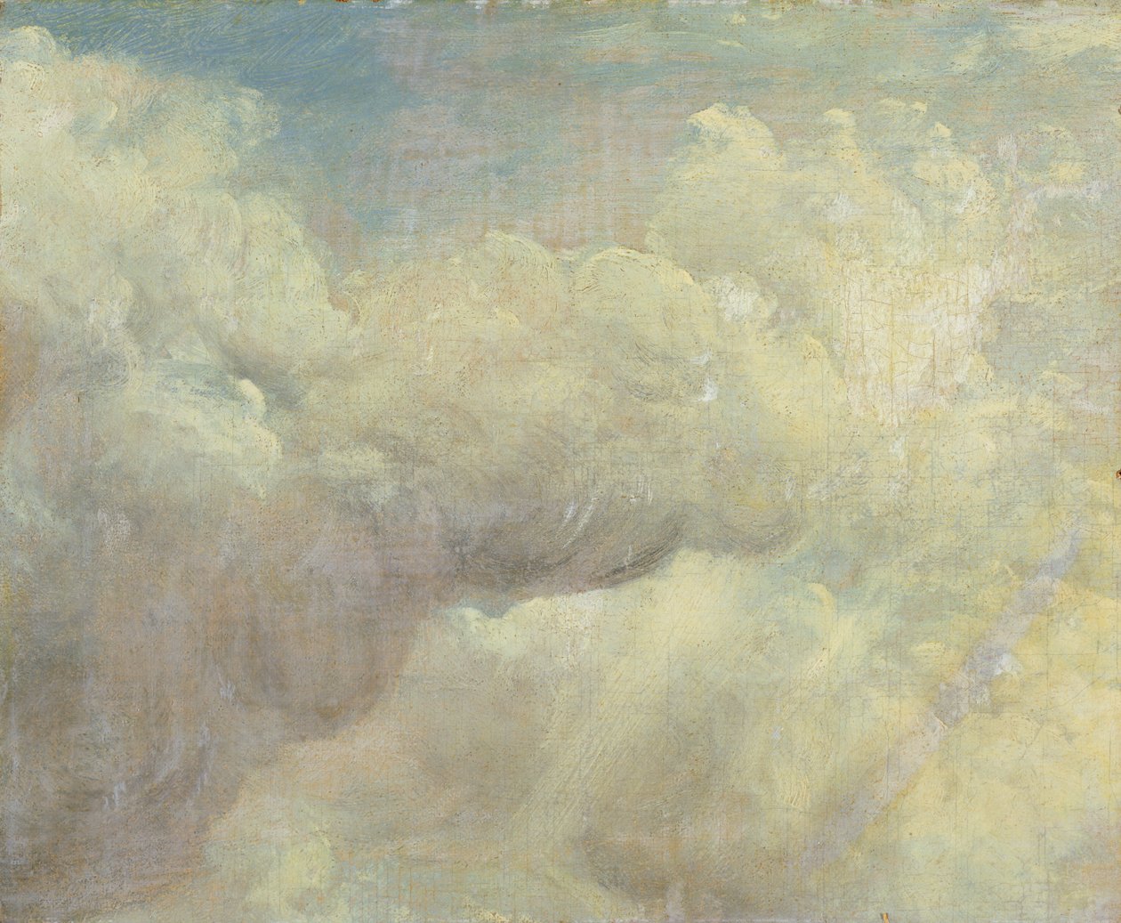 Cloud Study, c.1821 (óleo sobre tela) de John Constable