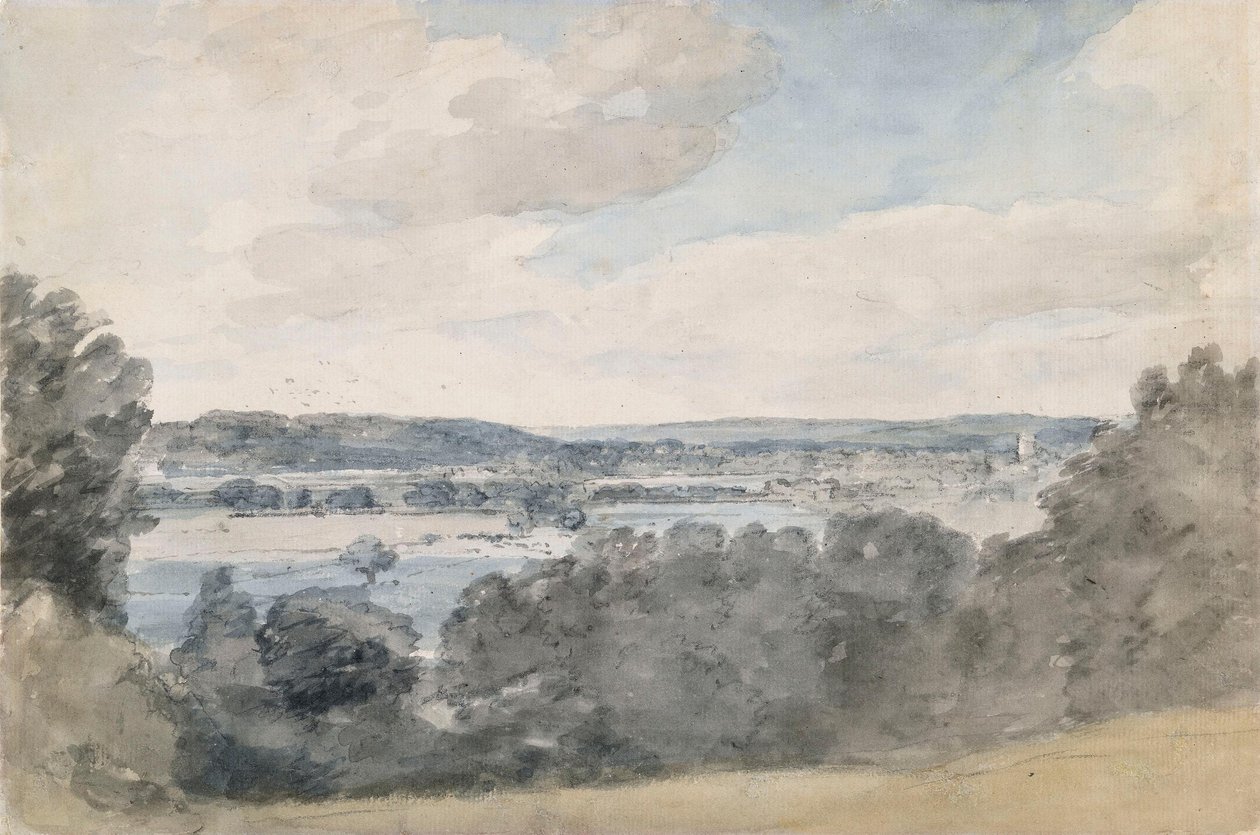 Vale de Dedham, Suffolk, perto de East Bergholt de John Constable