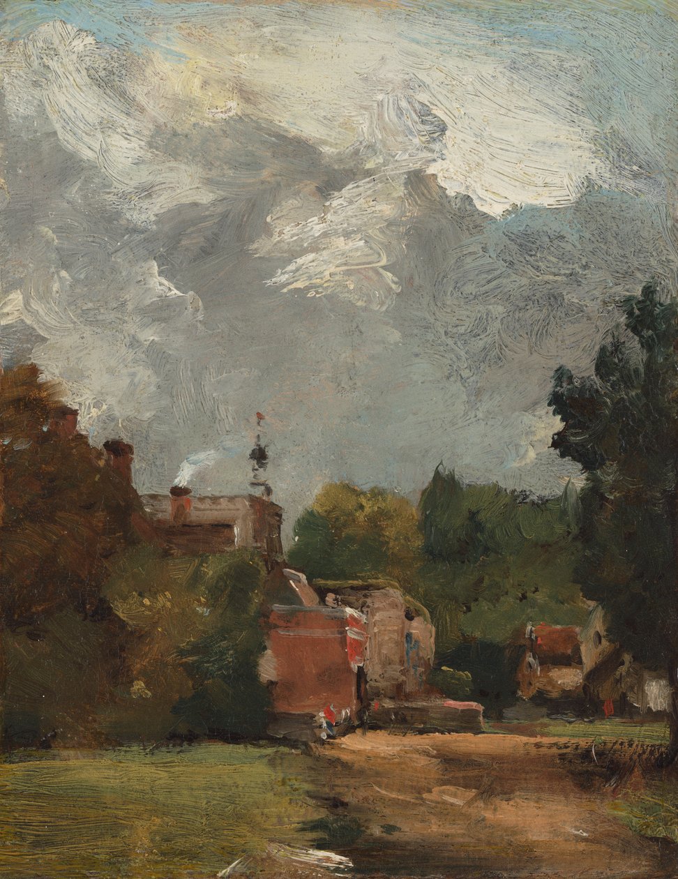 Igreja de Bergholt Oriental de John Constable