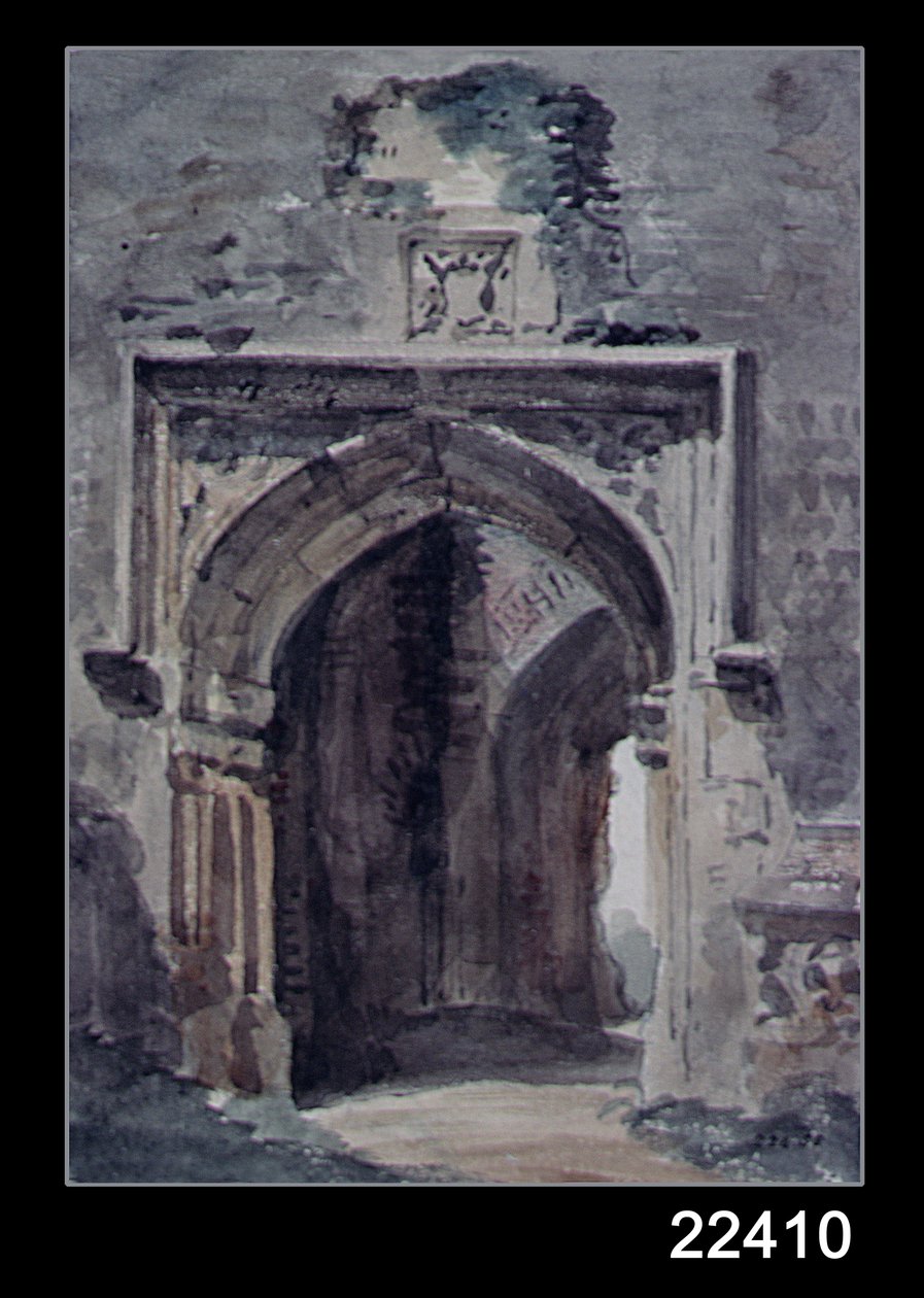 Igreja de East Bergholt: Arco Sul da Torre Arruinada, 1806 de John Constable
