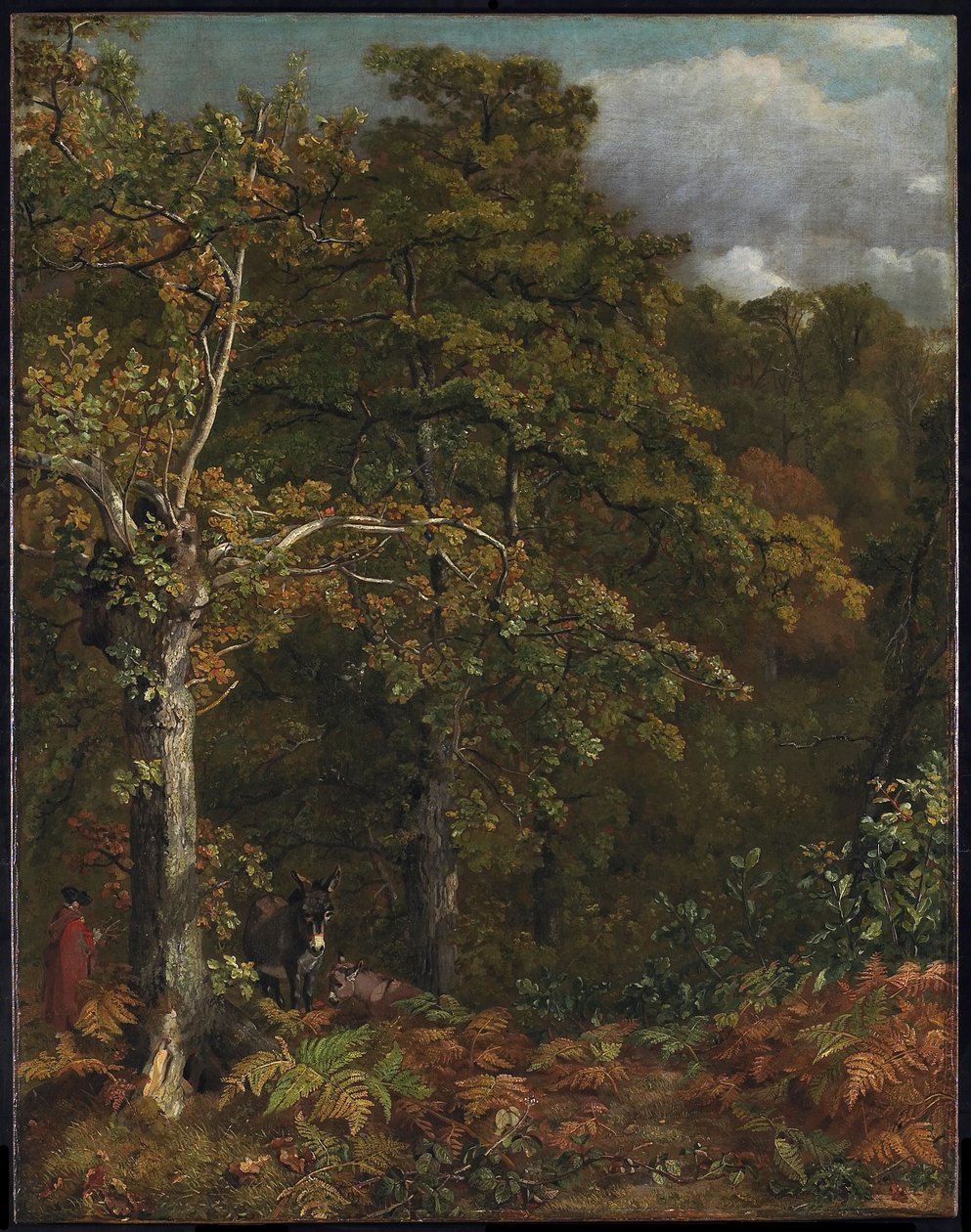 Borda de uma madeira, por volta de 1816 de John Constable