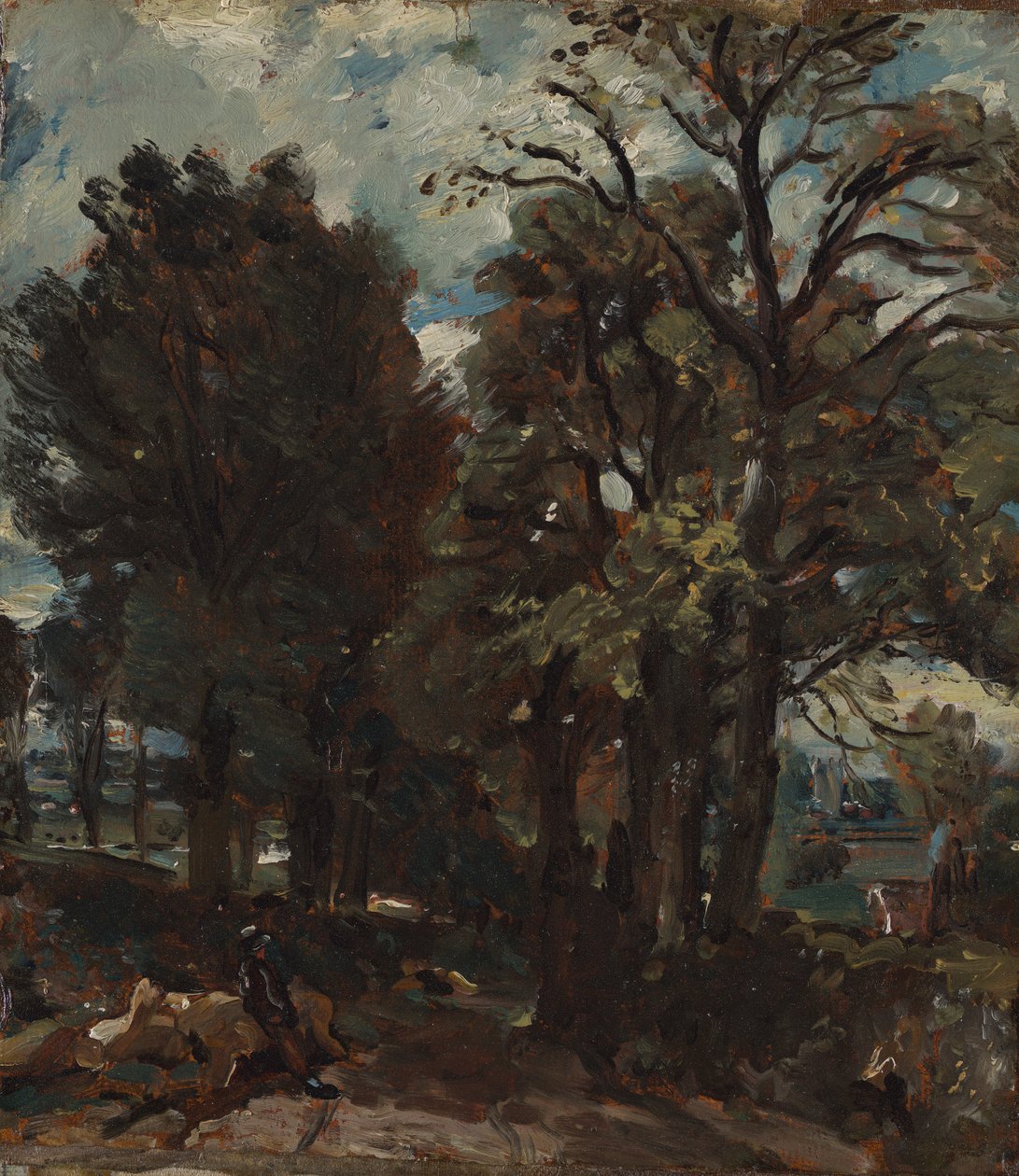 Fen Lane, Bergholt Oriental de John Constable