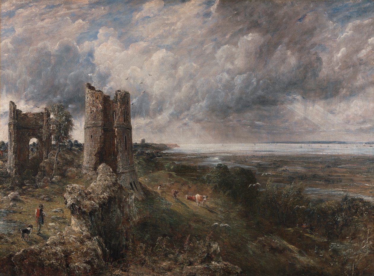 Castelo de Hadleigh, A Boca do Tamisa - Manhã depois de uma Noite Tempestuosa de John Constable