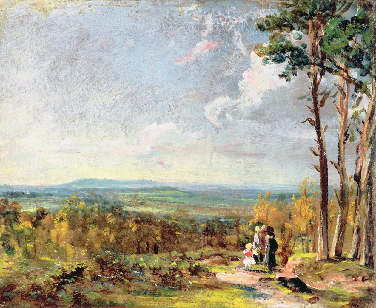 Hampstead Heath olhando para Harrow de John Constable
