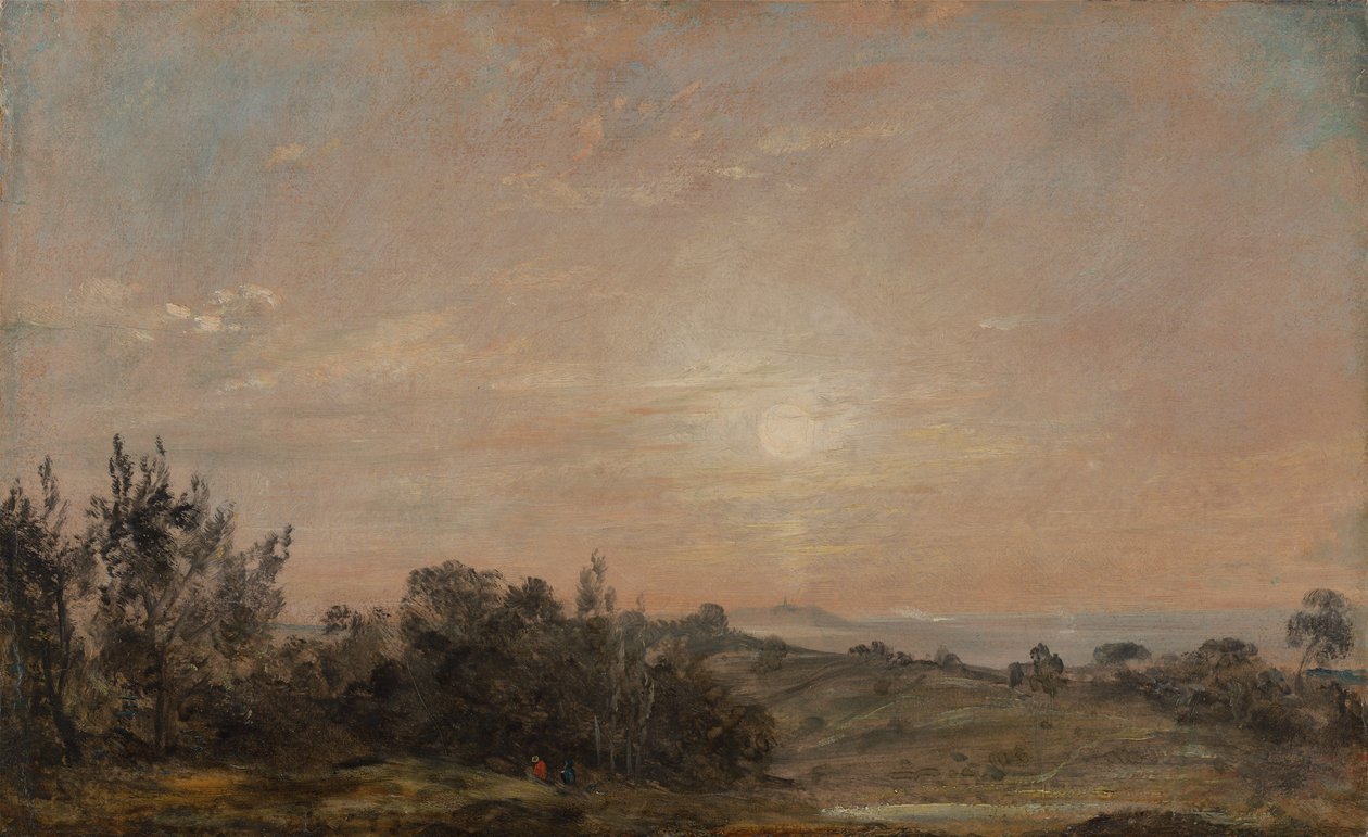 Hampstead Heath em direcção a Harrow de John Constable
