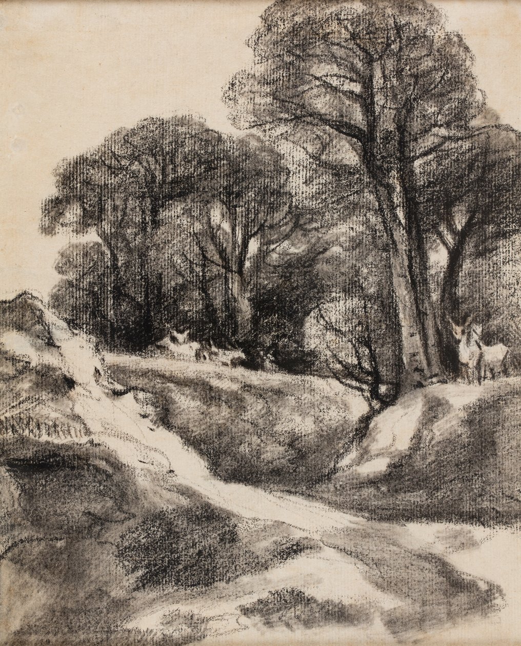 Em Helmingham Park, Suffolk de John Constable
