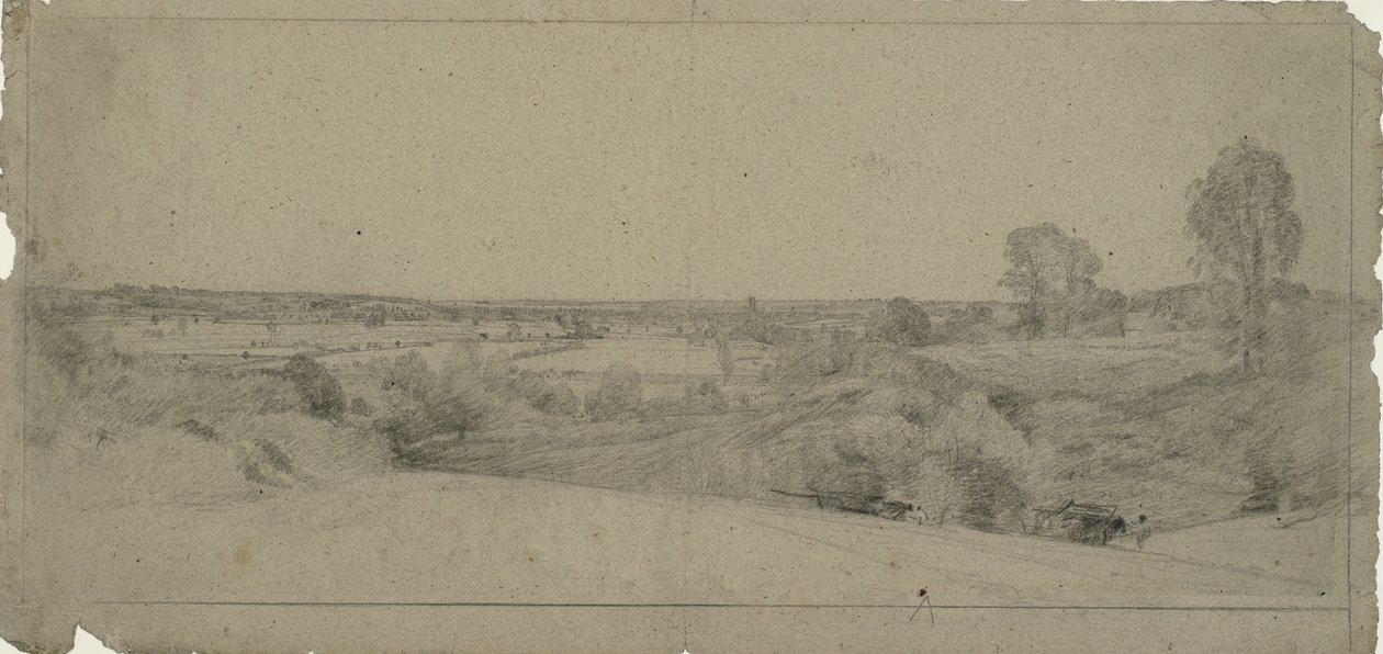 Paisagem com vista para Dedham Vale vista de Langham de John Constable
