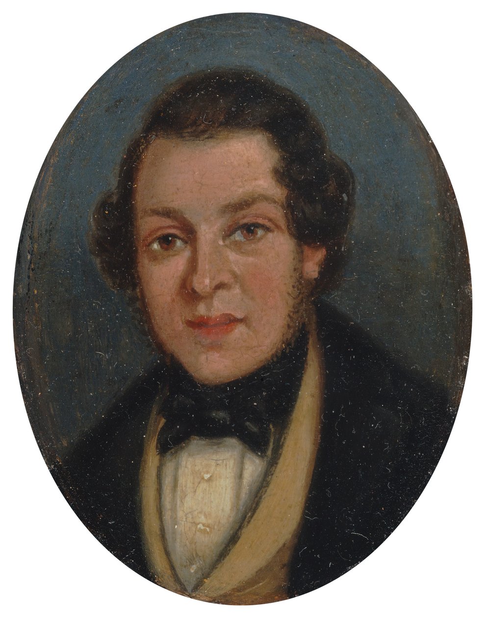 Miniatura: Retrato de Abram Constable, irmão do artista, início do século XIX. de John Constable