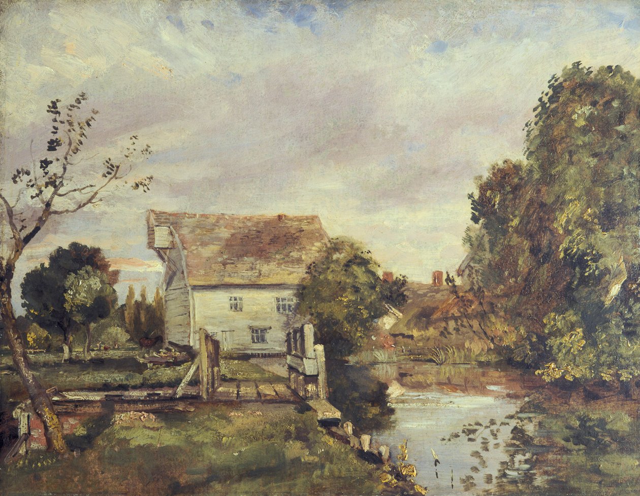 Moinho no rio Stour de John Constable
