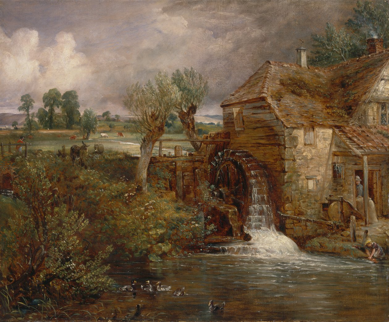 Parham Mill, Gillingham, ca. 1826. de John Constable