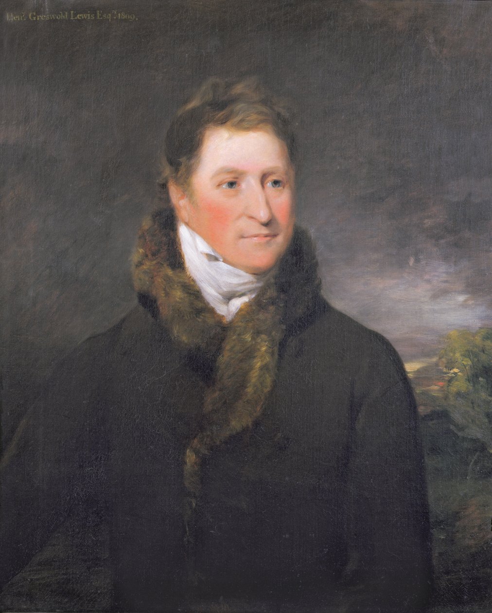 Retrato de Greswold Lewis (d.1819) de Malvern Hall, Warwickshire de John Constable