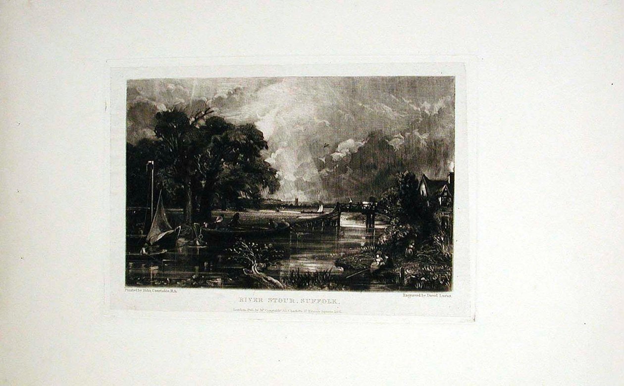 Rio Stour, Suffolk de John Constable