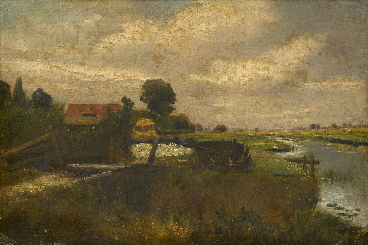 Vista do rio de John Constable