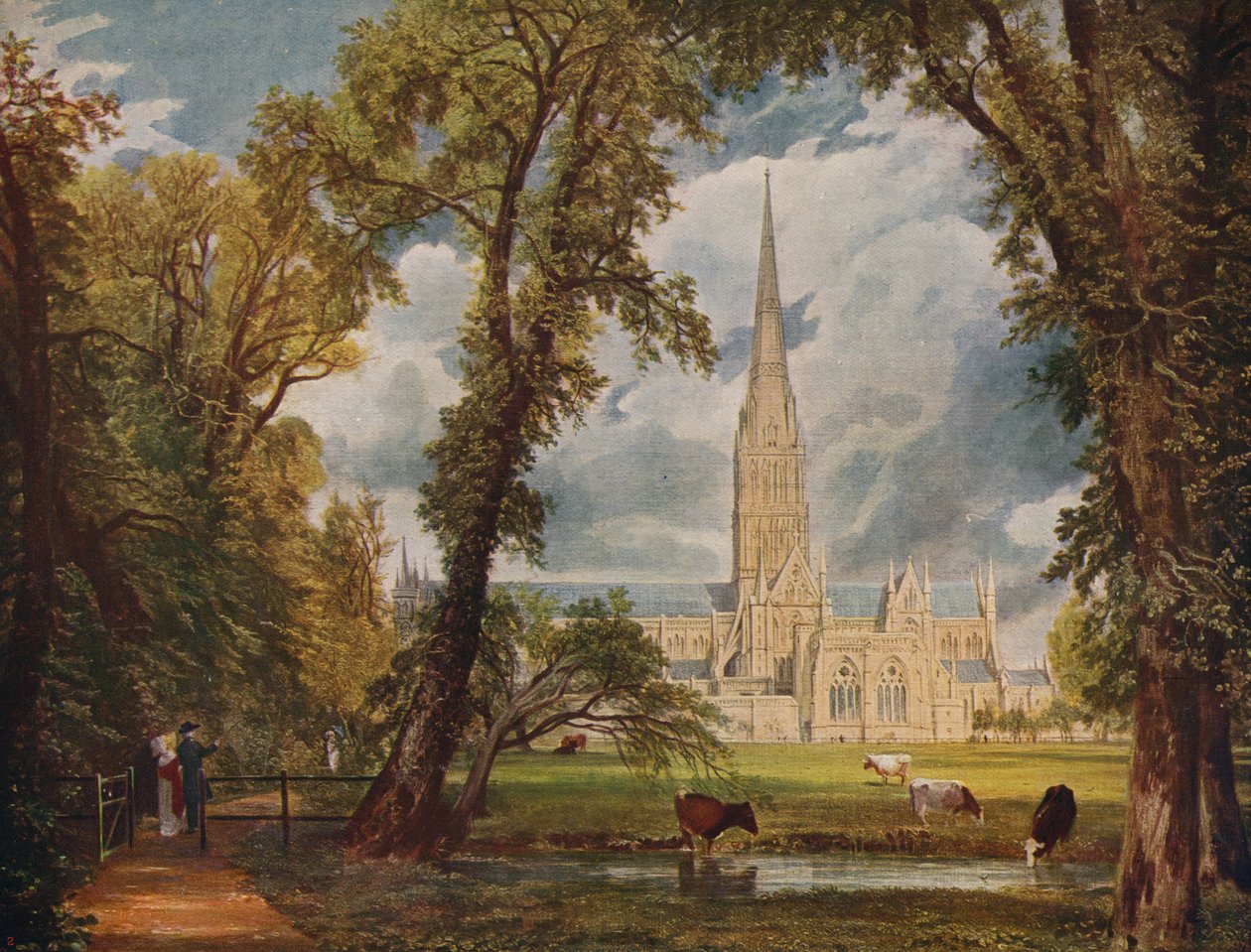 Catedral de Salisbury, 1823, c1915 de John Constable