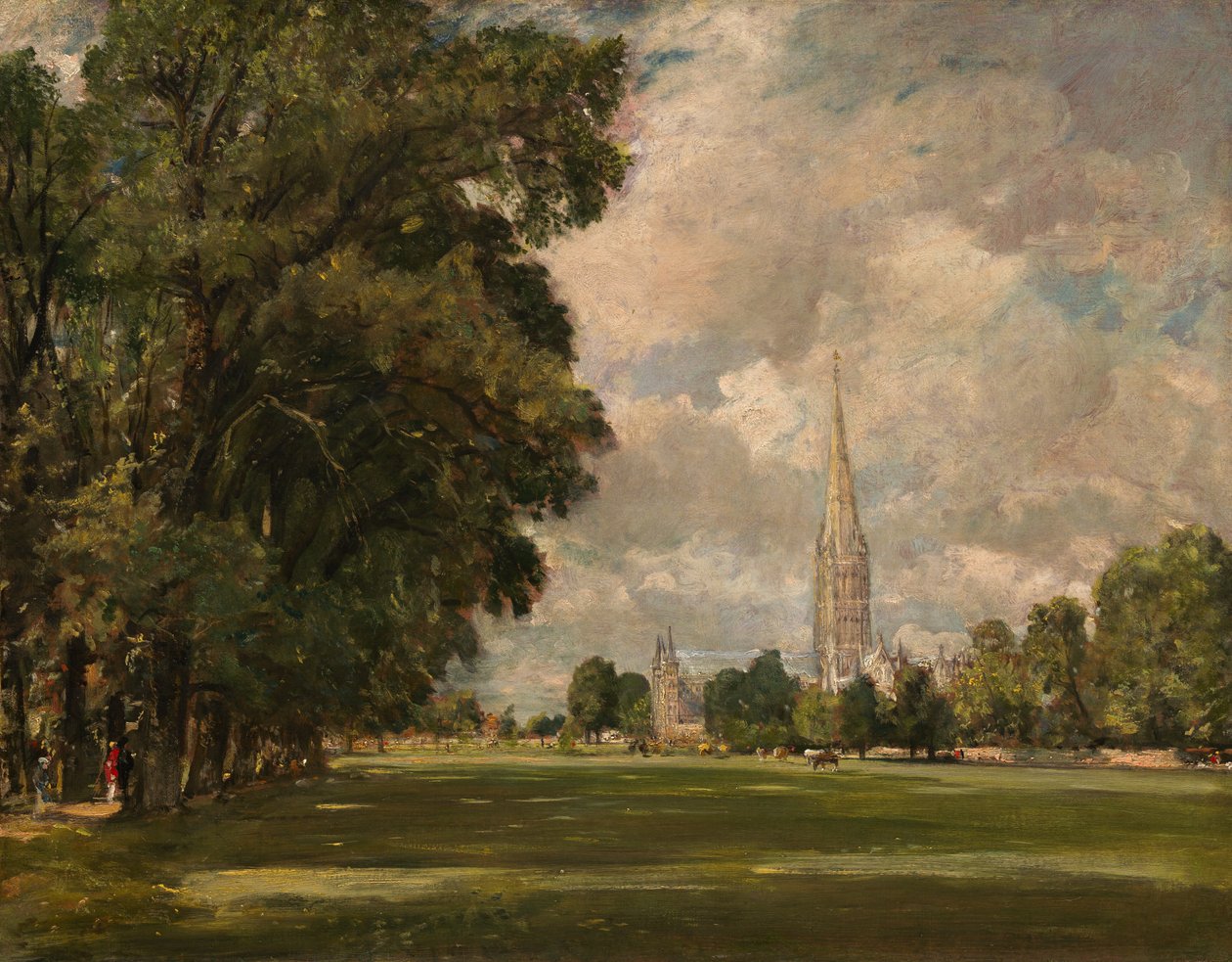 Catedral de Salisbury de Lower Marsh Close de John Constable