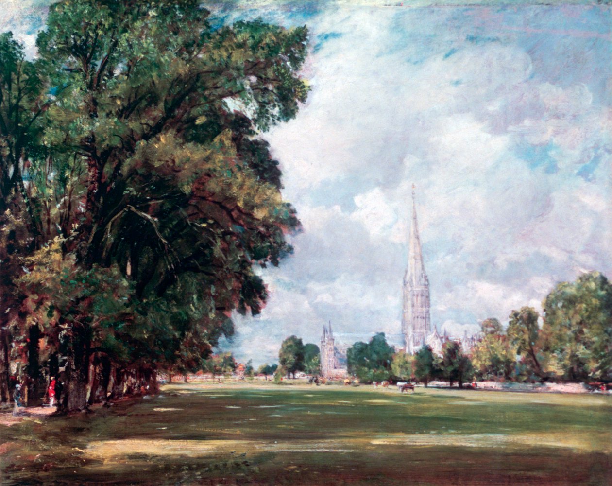 Catedral de Salisbury de Lower Marsh Close, 1820 de John Constable