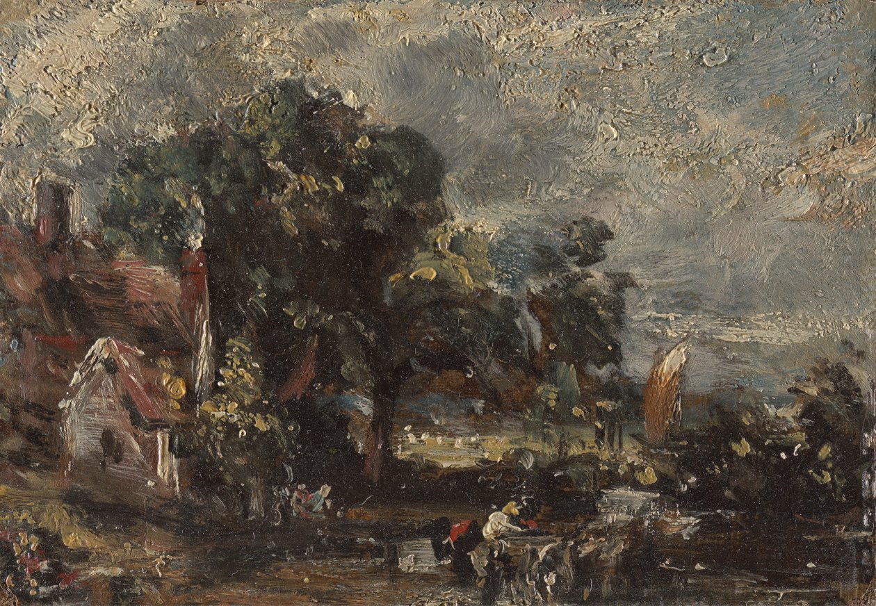 Esboço para "The Haywain" de John Constable
