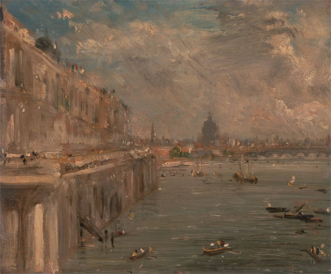 Terraço da Somerset House a partir da Ponte Waterloo de John Constable
