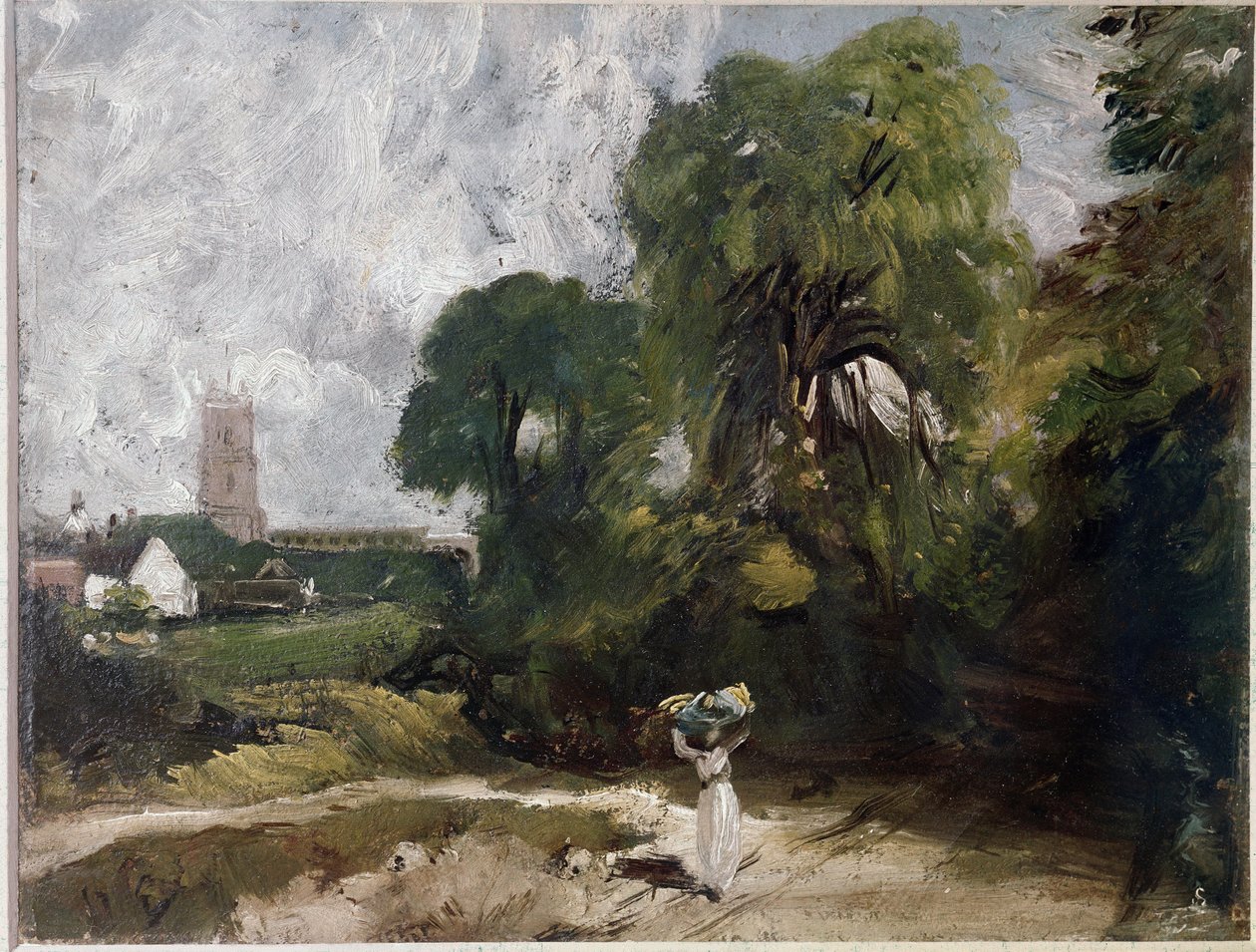 Stoke-by-Nayland (óleo sobre tela, c.1830) de John Constable