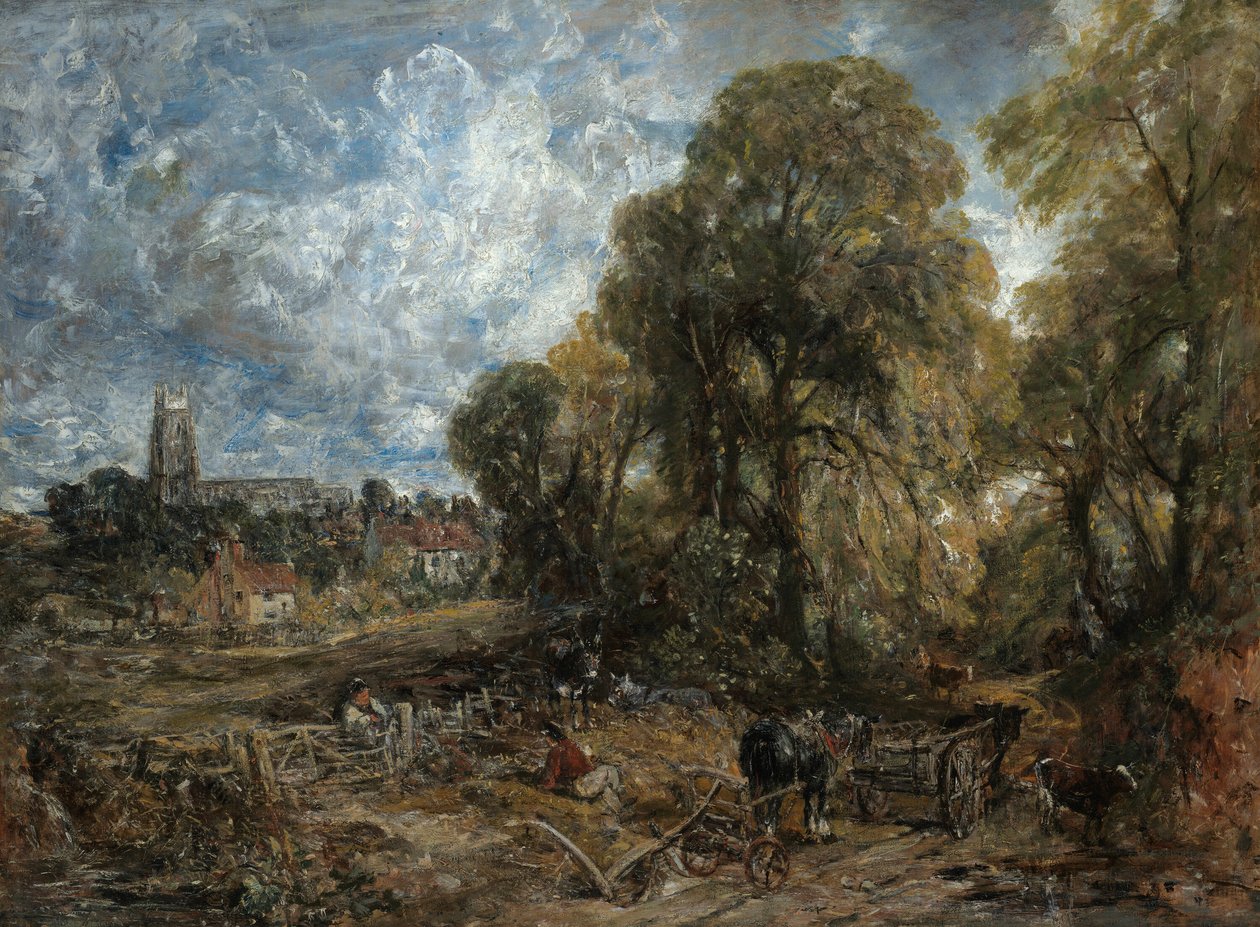 Stoke-by-Nayland, 1836. de John Constable