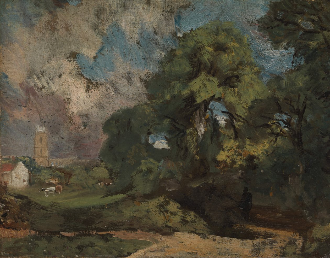 Stoke-by-Nayland, ca. 1810-11. de John Constable
