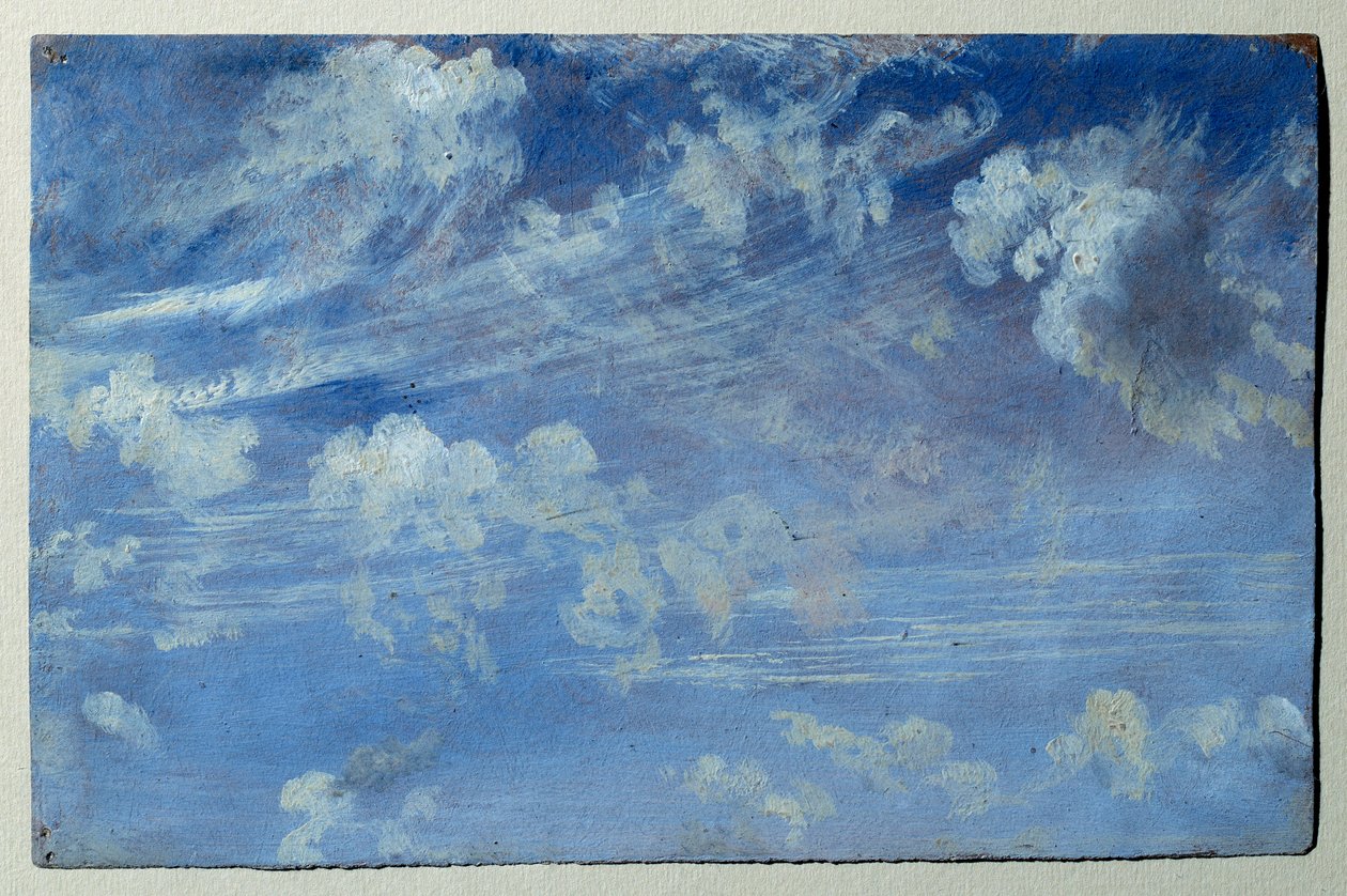 Estudo do Cirrus. Pintura de John Constable (1776-1837) de John Constable