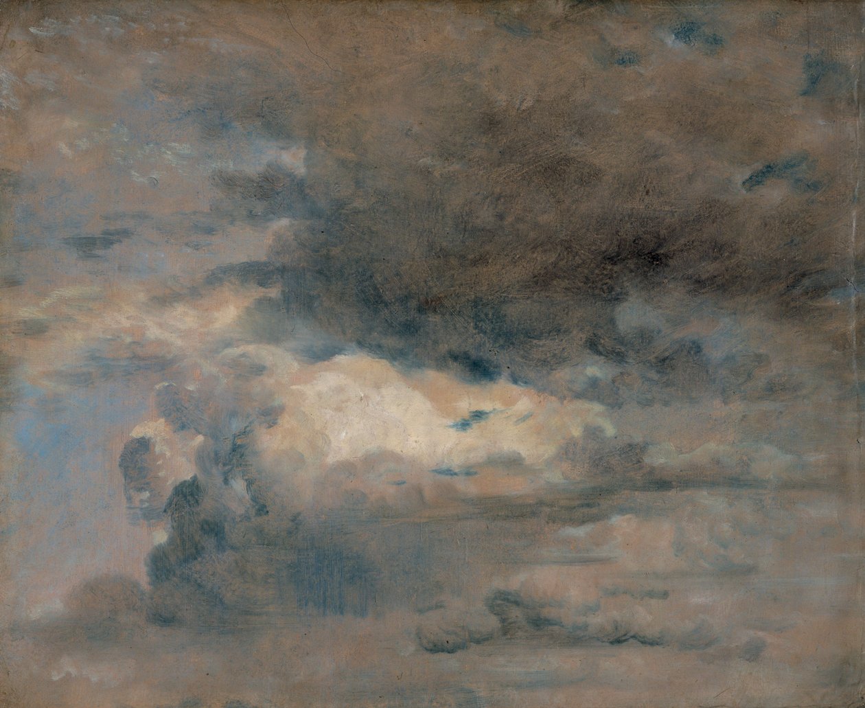 Estudo das nuvens - noite, 31 de agosto de 1822 de John Constable